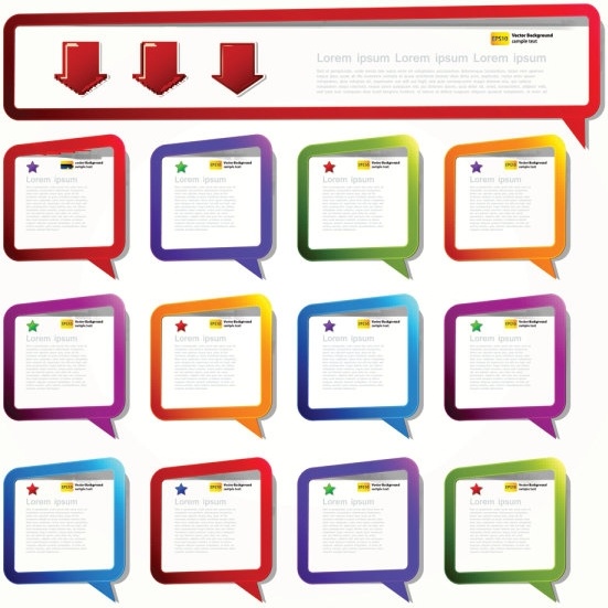 美しいと実用的なヒント ボックス 07 ベクター無料ベクター 7.39 MB