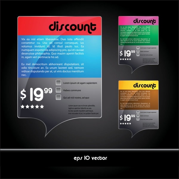 美しいボックス 01 ベクター無料ベクター 3.59 MB