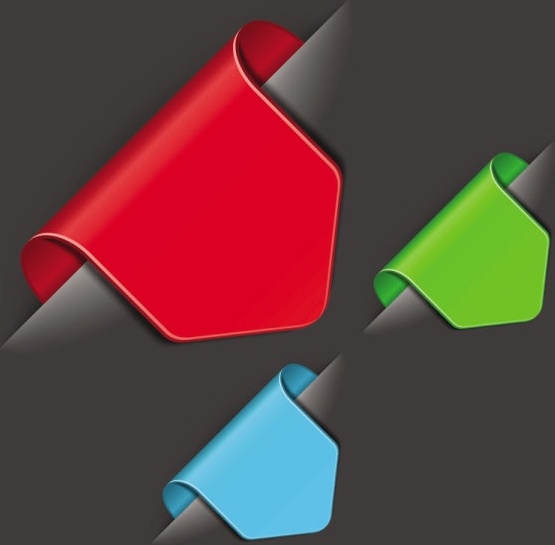 美しいステッカー 04 ベクター無料ベクター 4.66 MB