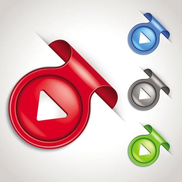 美しいステッカー 01 ベクター無料ベクター 7.18 MB