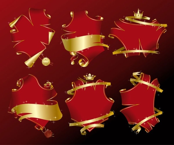 華やかなラベル ベクター無料ベクター 1.71 MB