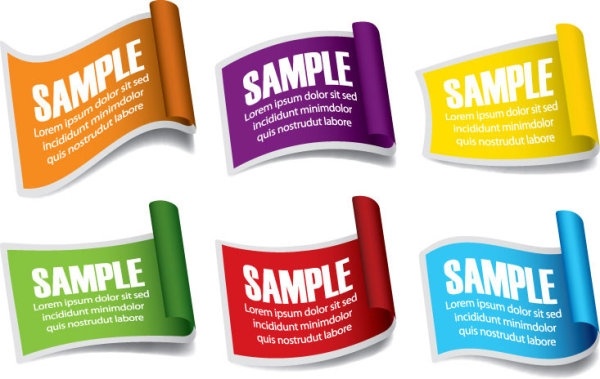 一般的なラベル 05 ベクター無料ベクター 888.16 KB