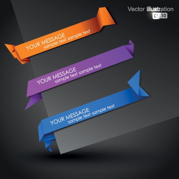 美しい折り紙のグラフィック 03 ベクター無料ベクター 2.81 MB