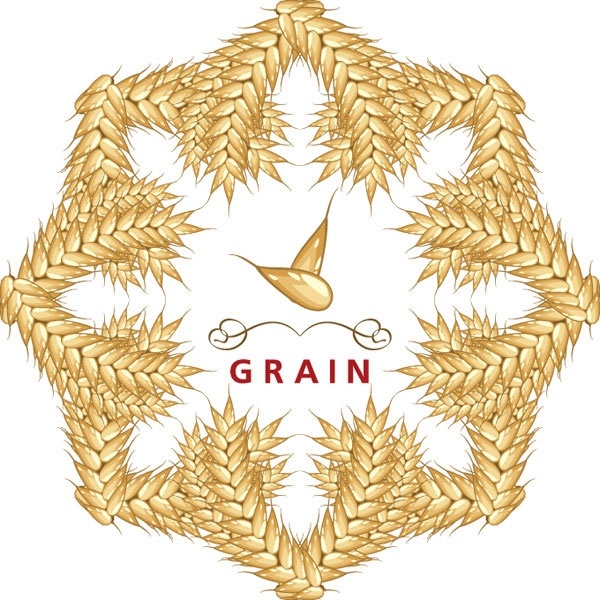 小麦とラベル 03 ベクター無料ベクター 800.55 KB