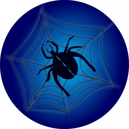 Spider_on_web ベクター クリップ アート - 無料ベクター