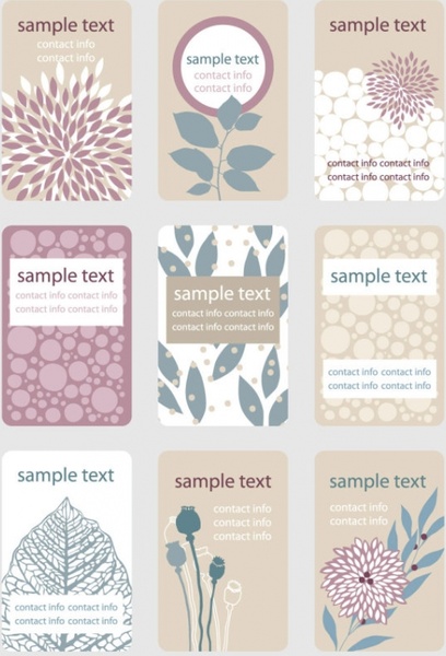 葉影カード 02 ベクター無料ベクター 1.33 MB