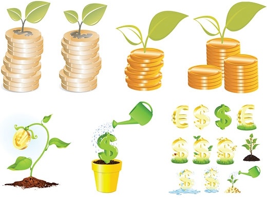 お金のベクター無料の種類ベクター 5.89 メガバイト