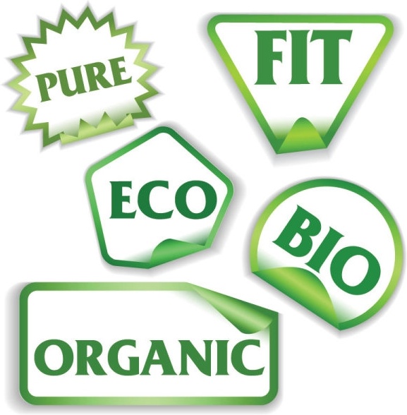 美しい緑色のラベル 01 ベクター無料ベクター 1.10 MB