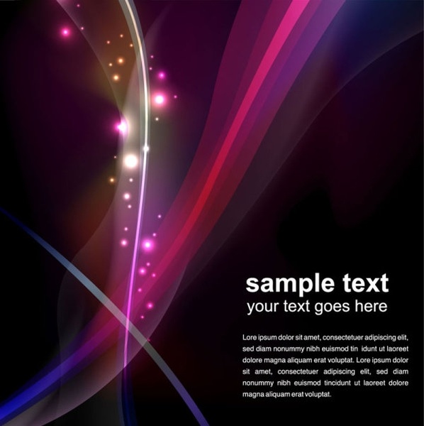 見事な動的なハロー ベクター無料ベクター 4.65 MB