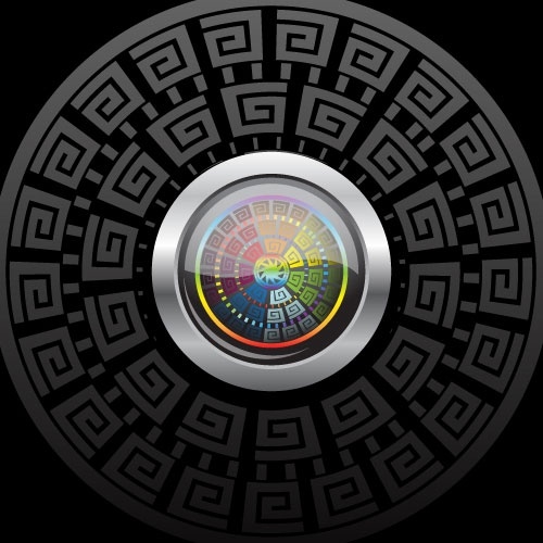 美しいリング パターン 01 ベクター無料ベクター 676.84 KB