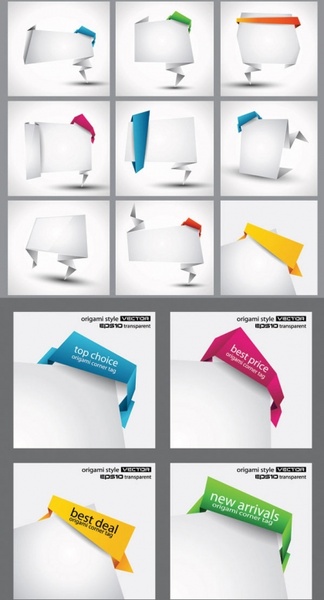 折り紙パターン ベクター無料ベクター 1.14 MB