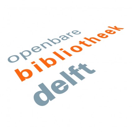 公共図書館デルフト無料ベクター 81.87 KB