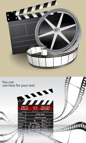 映画テーマ ベクター無料ベクター 809.46 KB