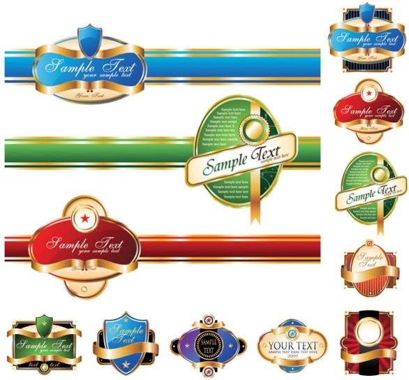 復古ベクター ボトル ラベル貼付無料ベクターの 1.23 MB