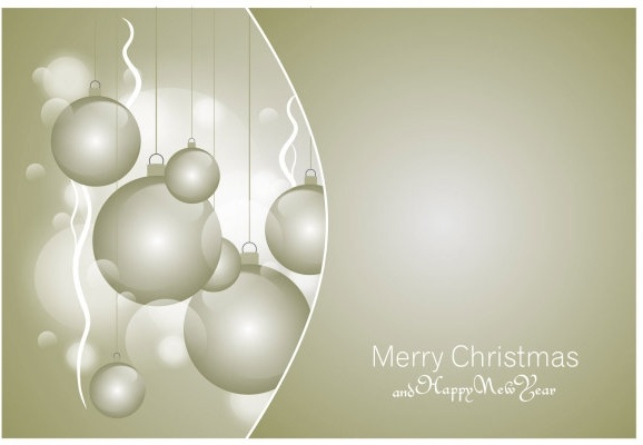 美しいクリスマス ボール 09 ベクター無料ベクター 2.23 MB