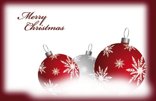 美しいクリスマス ボール 05 ベクター無料ベクター 2.78 MB
