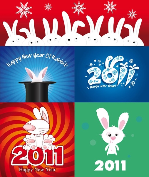 かわいい漫画のウサギのベクター無料ベクター 975.73 KB