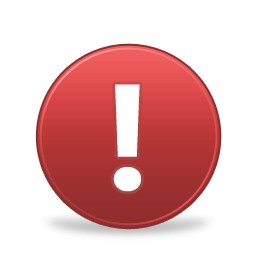 赤ラウンド警告サイン Vista のアイコン 無料のアイコン 無料素材イラスト ベクターのフリーデザイナー