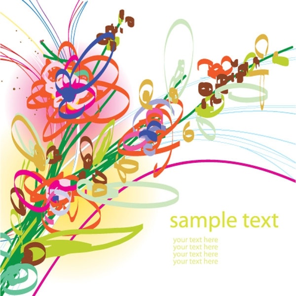 鮮やかなライン パターン 03 ベクター無料ベクター 1.77 MB