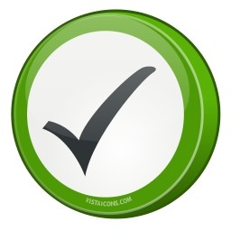 丸い緑色のチェック マーク記号 Vista のアイコン 無料のアイコン 無料素材イラスト ベクターのフリーデザイナー