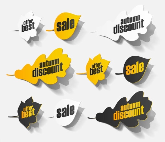 リーフ ラベル 03 ベクター無料ベクター 684.46 KB