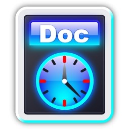 時間 doc ボタン Vista のアイコン - 無料のアイコン