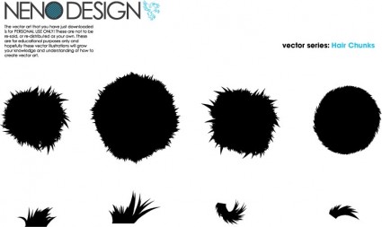 その他のチャンク ベクター毛深い - 無料ベクター