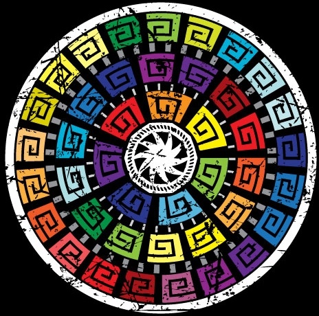 美しいリング パターン 04 ベクター無料ベクター 728.38 KB