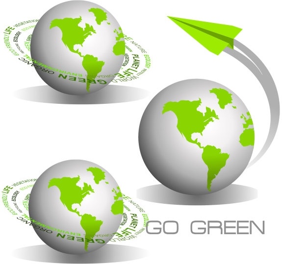 緑の地球アイコン ベクター無料ベクター 4 64 Mb 無料素材イラスト ベクターのフリーデザイナー