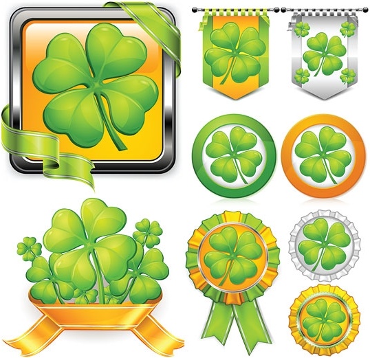 テクスチャ クローバー テーマ ベクター無料ベクター 6.27 MB