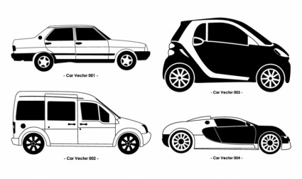 車セット ベクター - 無料ベクター