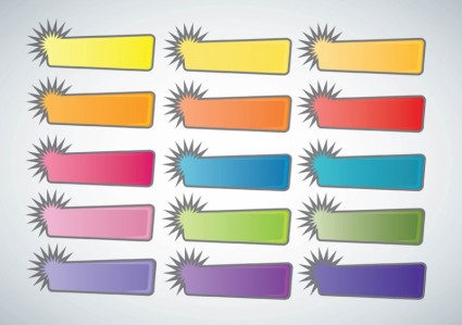 星のバナー ベクター旗 - 無料ベクター