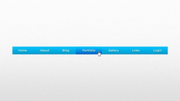 鮮やかなメニュー ナビゲーション PSD 無料 psd 2.64 MB
