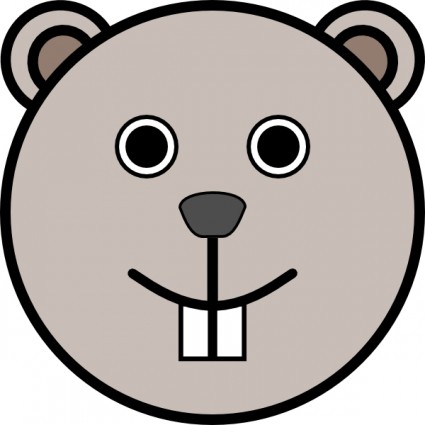 動物の丸みを帯びた顔クリップアート ベクター クリップ アート - 無料ベクター