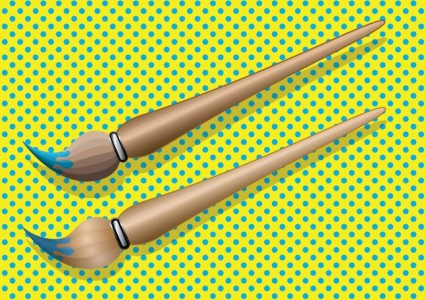 ポップアート ベクター ブラシ ベクターその他 - 無料ベクター