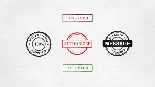 インク スタンプ コレクション無料 psd 6.49 MB