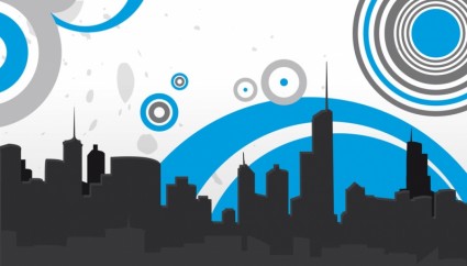 建物のベクター シルエット ベクター シルエット - 無料ベクター