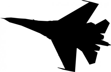飛行機戦闘機のシルエット クリップアート ベクター クリップ アート 無料ベクター 無料素材イラスト ベクターのフリーデザイナー