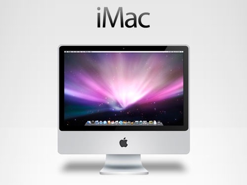 IMac PSD ソース ファイルの無料 psd ファイル 1.15 MB