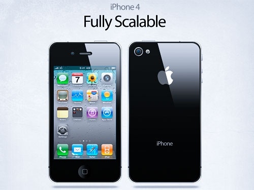IPhone4 PSD ファイル無料 psd 3.27 MB