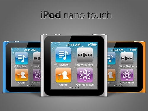 IPod Neno タッチ無料 PSD の無料 psd ファイル 1.05 MB