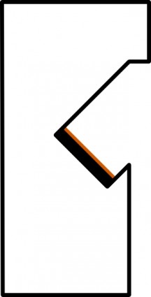 キット左アーム Blackbrown 罫線クリップアート ベクター クリップ アート - 無料ベクター