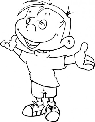 少年概要クリップアート ベクター クリップ アート - 無料ベクター