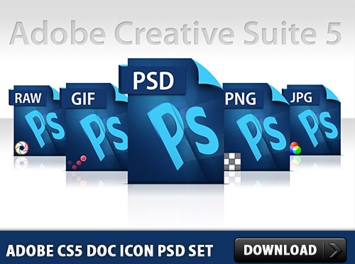 アドビ CS5 ドキュメント アイコン無料 PSD 設定無料 psd ファイル 2.07 MB
