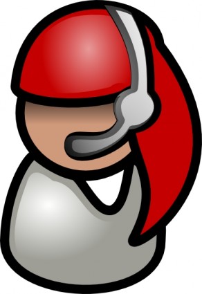 演算子とヘッドフォン クリップアート ベクター クリップ アート - 無料ベクター