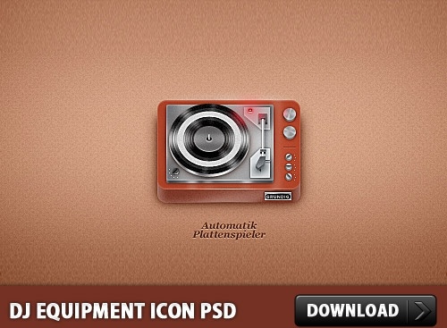 DJ 機器のアイコン PSD 無料 psd ファイル 1.67 MB