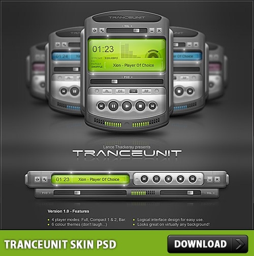 Tranceunit 皮膚無料 PSD 無料 psd ファイル 824.71 KB