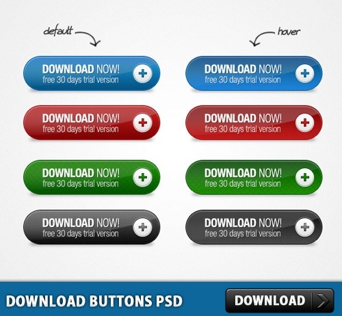 ボタンの PSD の無料 psd ファイル 407.20 KB ダウンロードします。