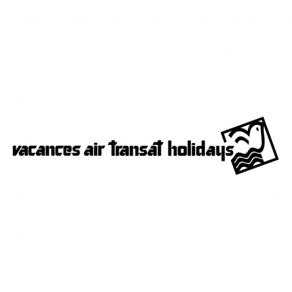 ヴァカンス空気 transat 休日無料ベクター 26.58 KB