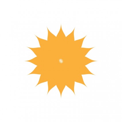 オレンジ花無料ベクター 27.25 KB